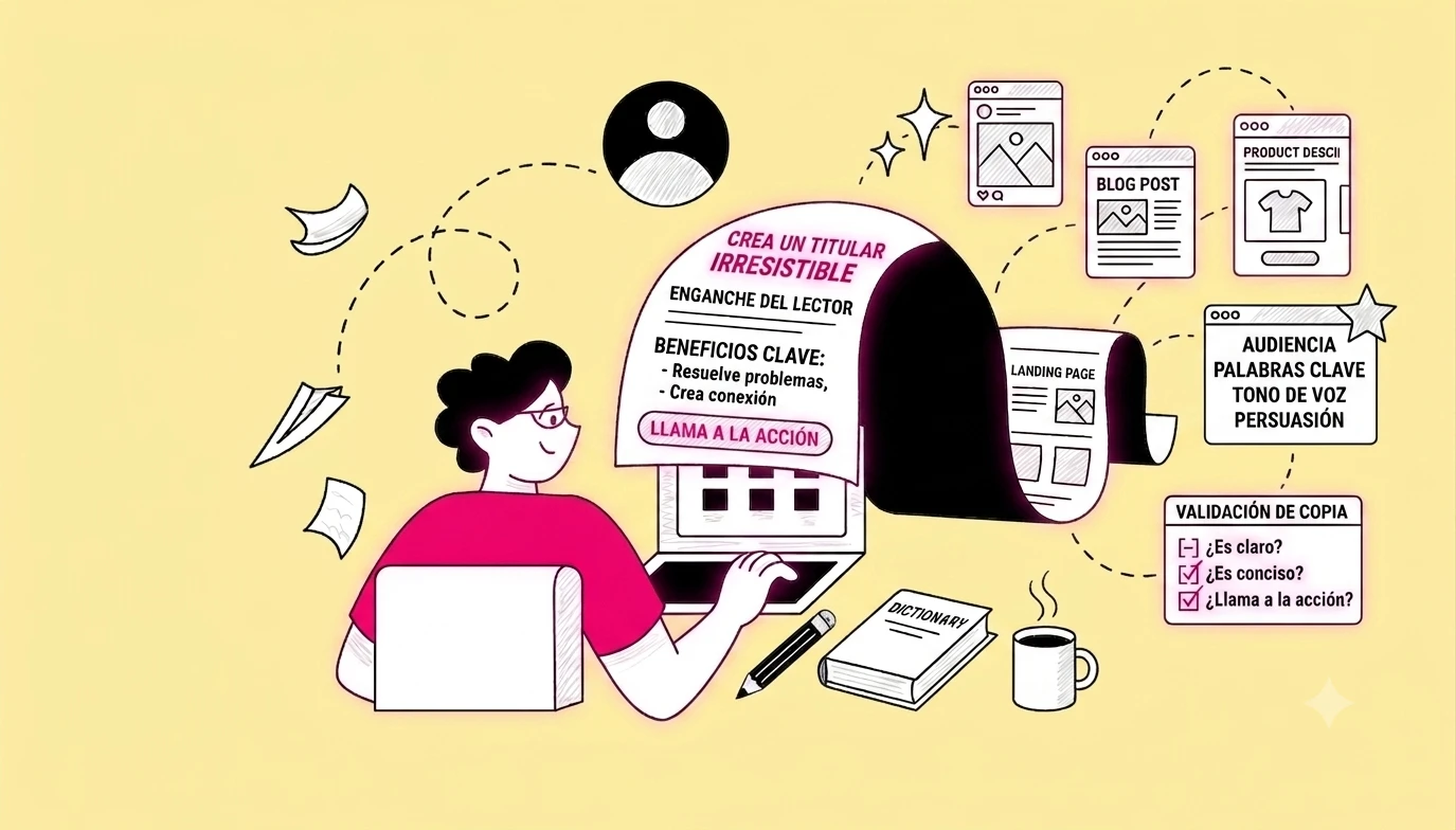 Copywriting de conversión: El arte de escribir textos que transforman clics en leads